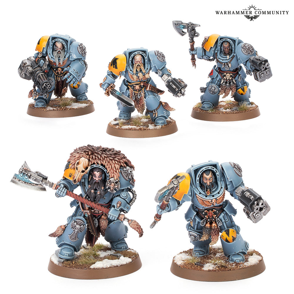 GAMES WORKSHOP Space Wolves: Wolf Guard Terminators