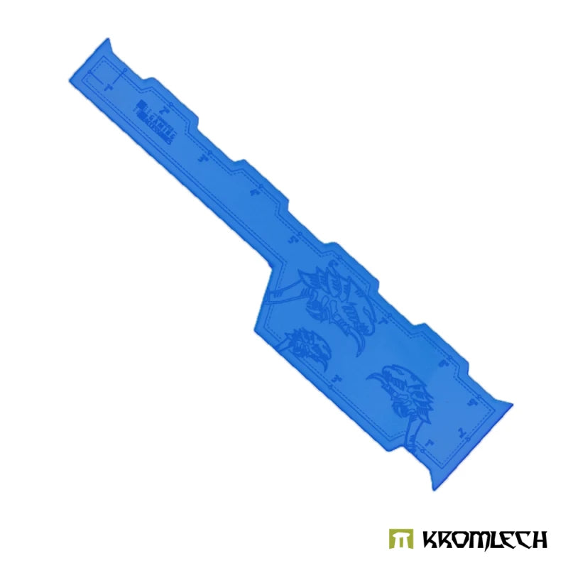 KROMLECH Swarm Battle Ruler 9 Inch - Blue