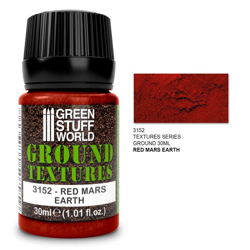GREEN STUFF WORLD Textured Paint - Red Mars Earth 30ml