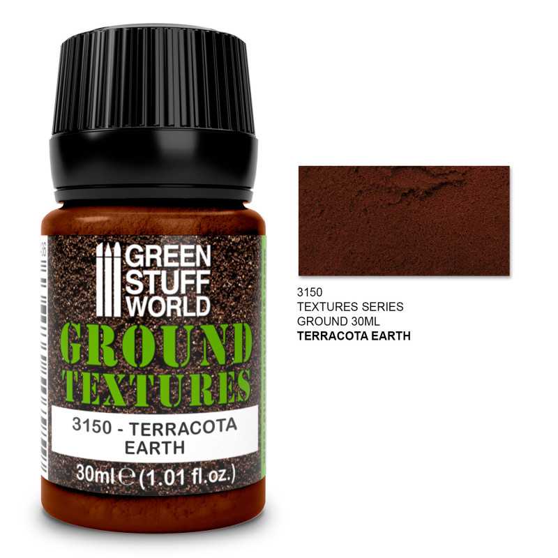 GREEN STUFF WORLD Textured Paint - Terracotta Earth 30ml