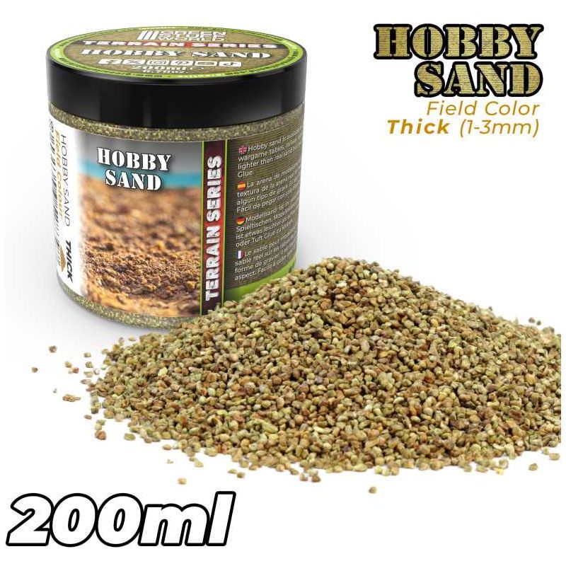 GREEN STUFF WORLD Thick Hobby Sand - Field Sand 200ml