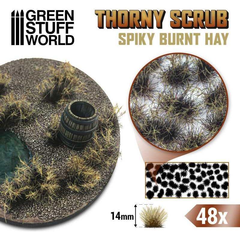 GREEN STUFF WORLD Thorny Scrubs - BURNT HAY