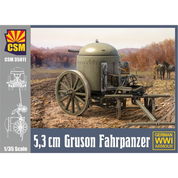 COPPER STATE MODELS 1/35 5.3cm Gruson Fahrpanzer
