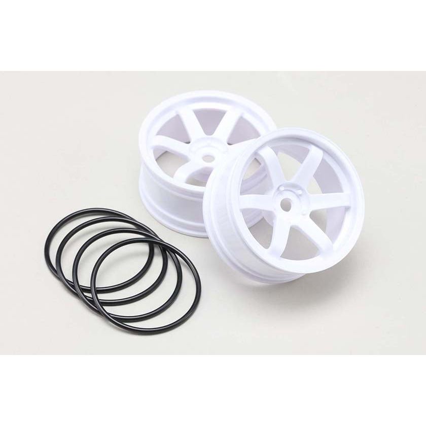 YOKOMO Drift Wheel 6 Spoke offset 5mm(White)
