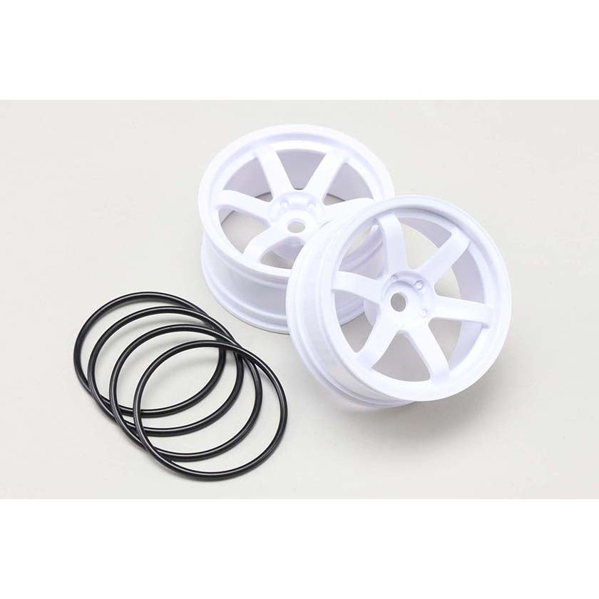 YOKOMO Drift Wheel 6 Spoke offset 7mm(White)