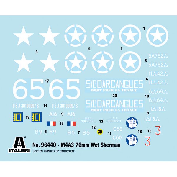 ITALERI Sherman M4A3 Wet-Back Again