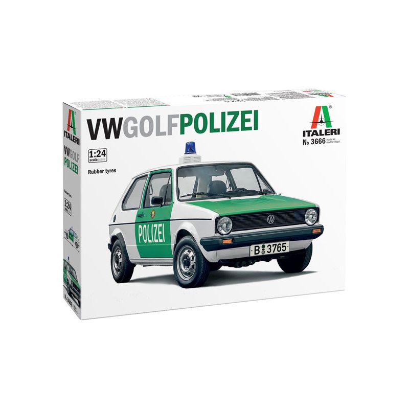 ITALERI 1/24 VW Golf Polizei