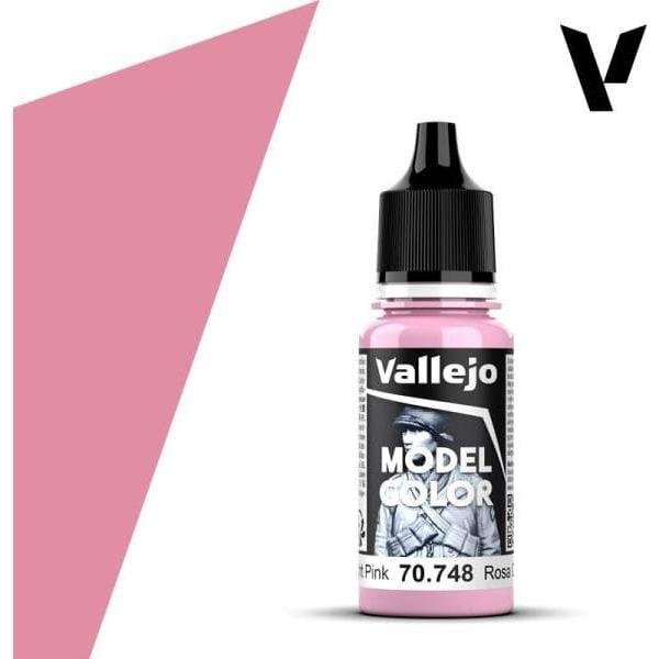 Vallejo Model Color: #042 - Light Pink - 18 ml Matt Acrylic Paint