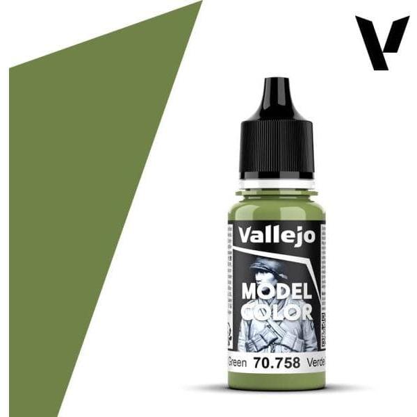 Vallejo Model Colour: #085 - Bright Green - 18 ml Matt Acrylic Paint