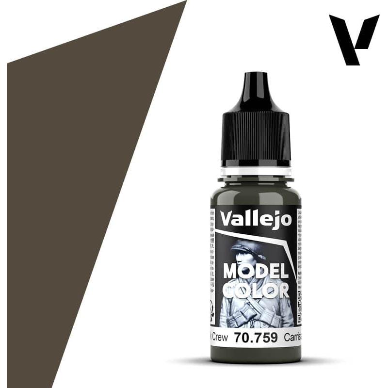 Vallejo Model Colour: #100 - German Tank Crew - 18 ml Matt Acrylic Paint