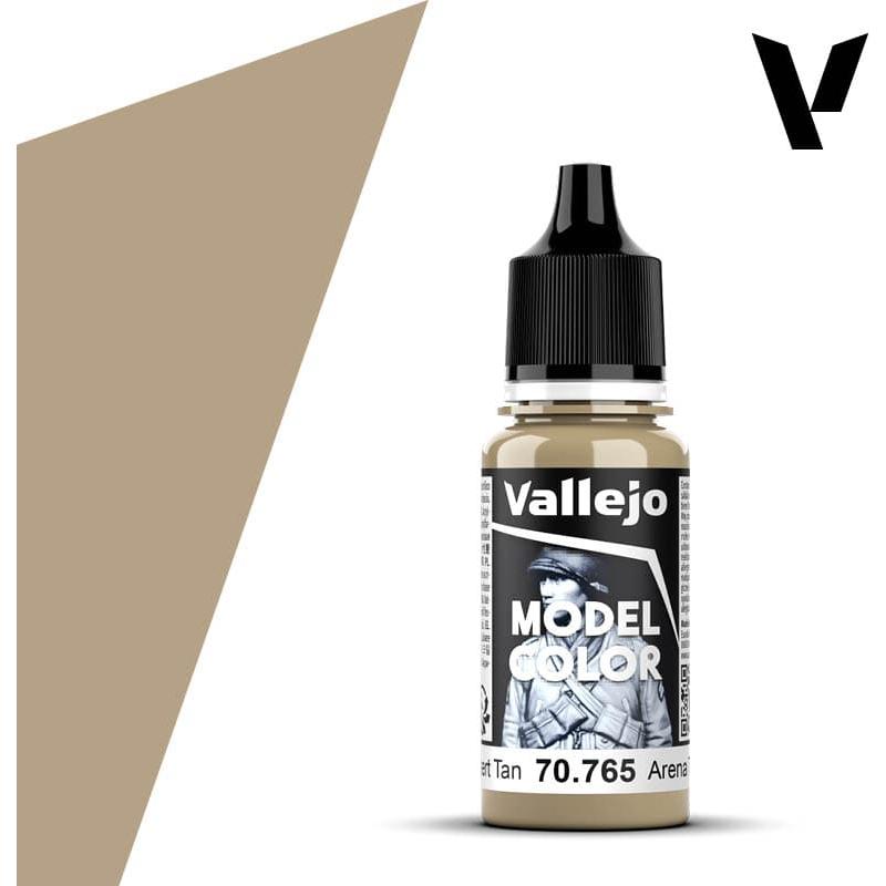 Vallejo Model Colour: #140 - Desert Tan - 18 ml Matt Acrylic Paint