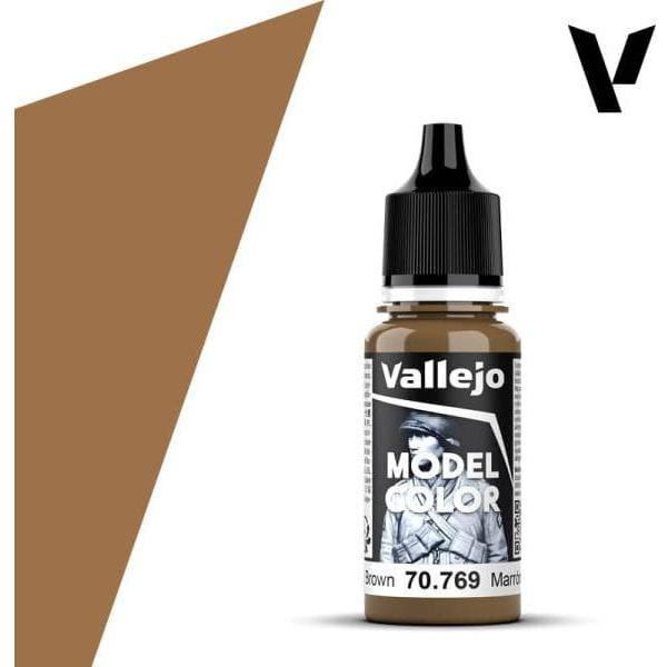 Vallejo Model Colour: #148 - Mustard Brown - 18 ml Matt Acrylic Paint