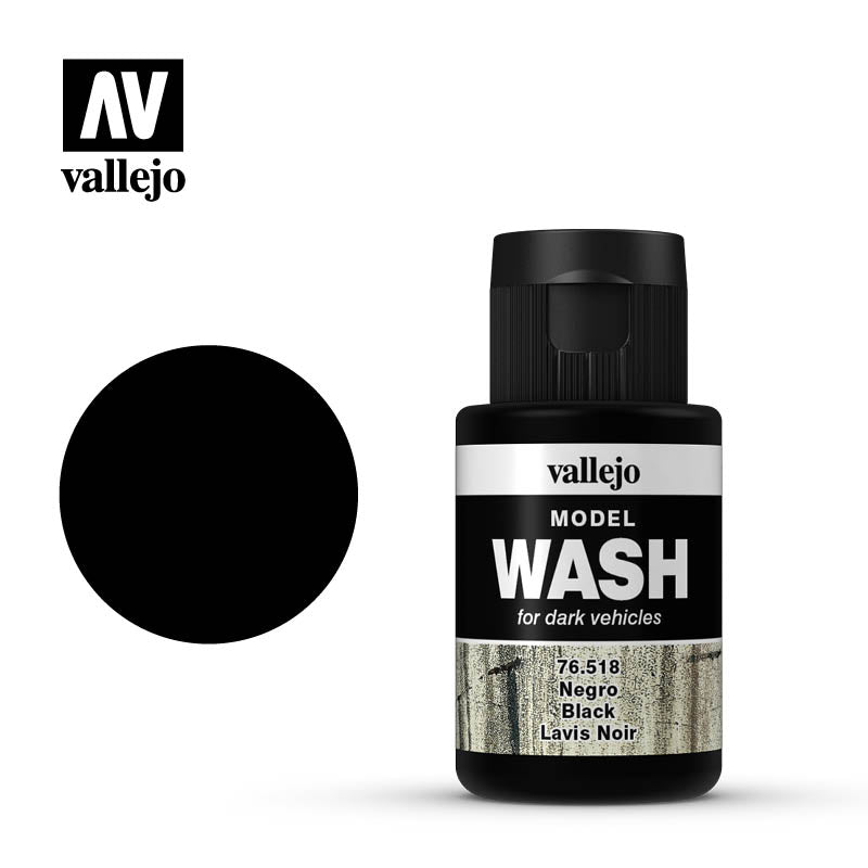 VALLEJO Model Wash Black 35ml