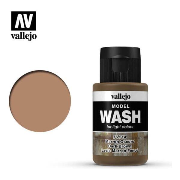 VALLEJO Model Wash Dark Brown 35ml