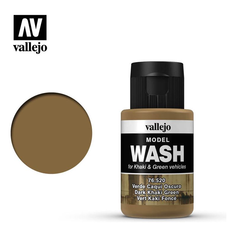 VALLEJO Model Wash Dark Khaki Green 35ml