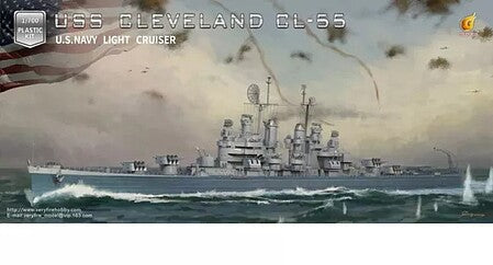 Very Fire 1/700 USS Cleveland Plastic Model Kit