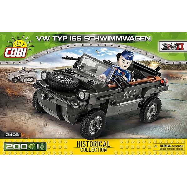 COBI World War II - VW Typ 166 Schwimmwagen (200 Pieces)