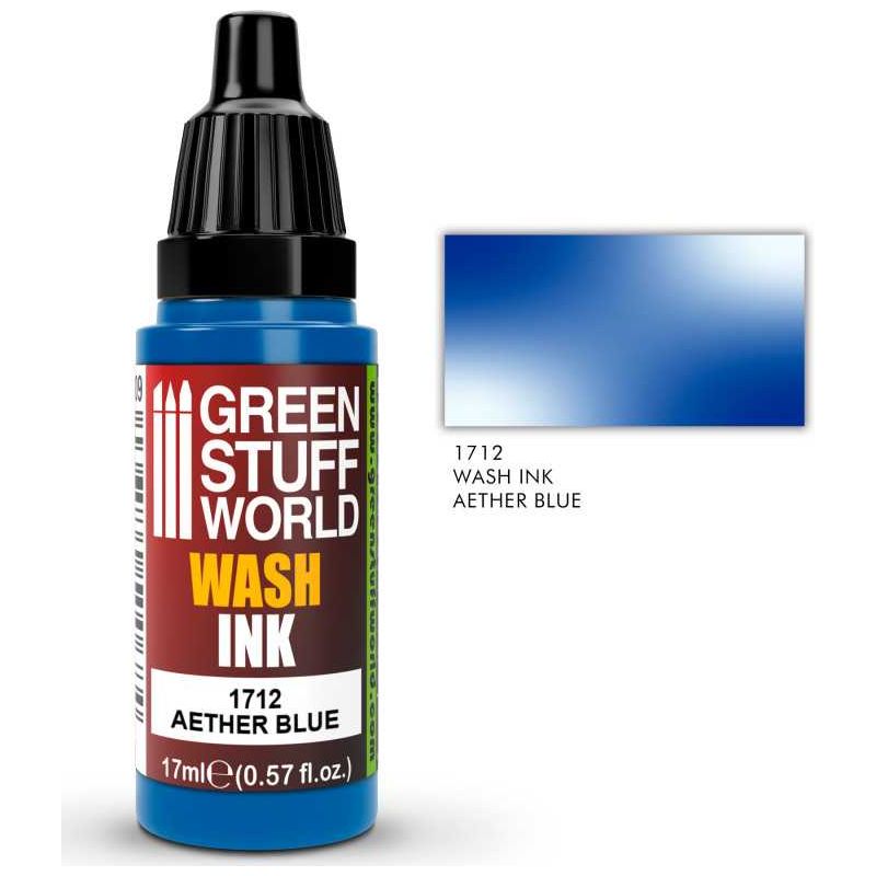 GREEN STUFF WORLD Wash Ink Aether Blue 17ml