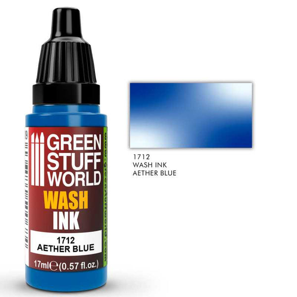 GREEN STUFF WORLD Wash Ink Aether Blue 17ml