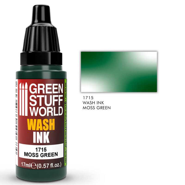 GREEN STUFF WORLD Wash Ink Moss Green 17ml