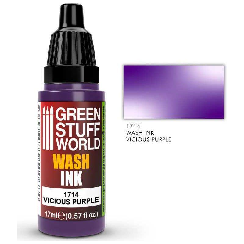 GREEN STUFF WORLD Wash Ink Vicious Purple 17ml