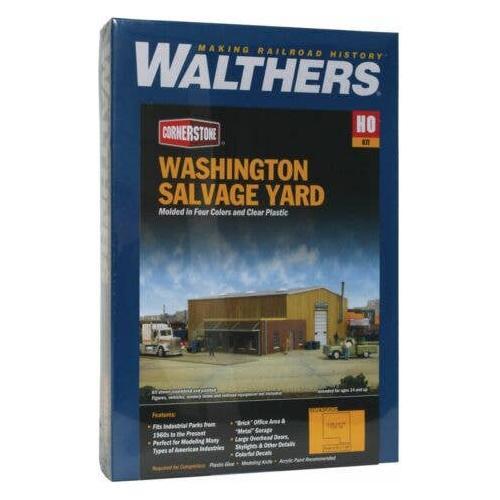 WALTHERS HO Washington Salvage Yard -- Kit