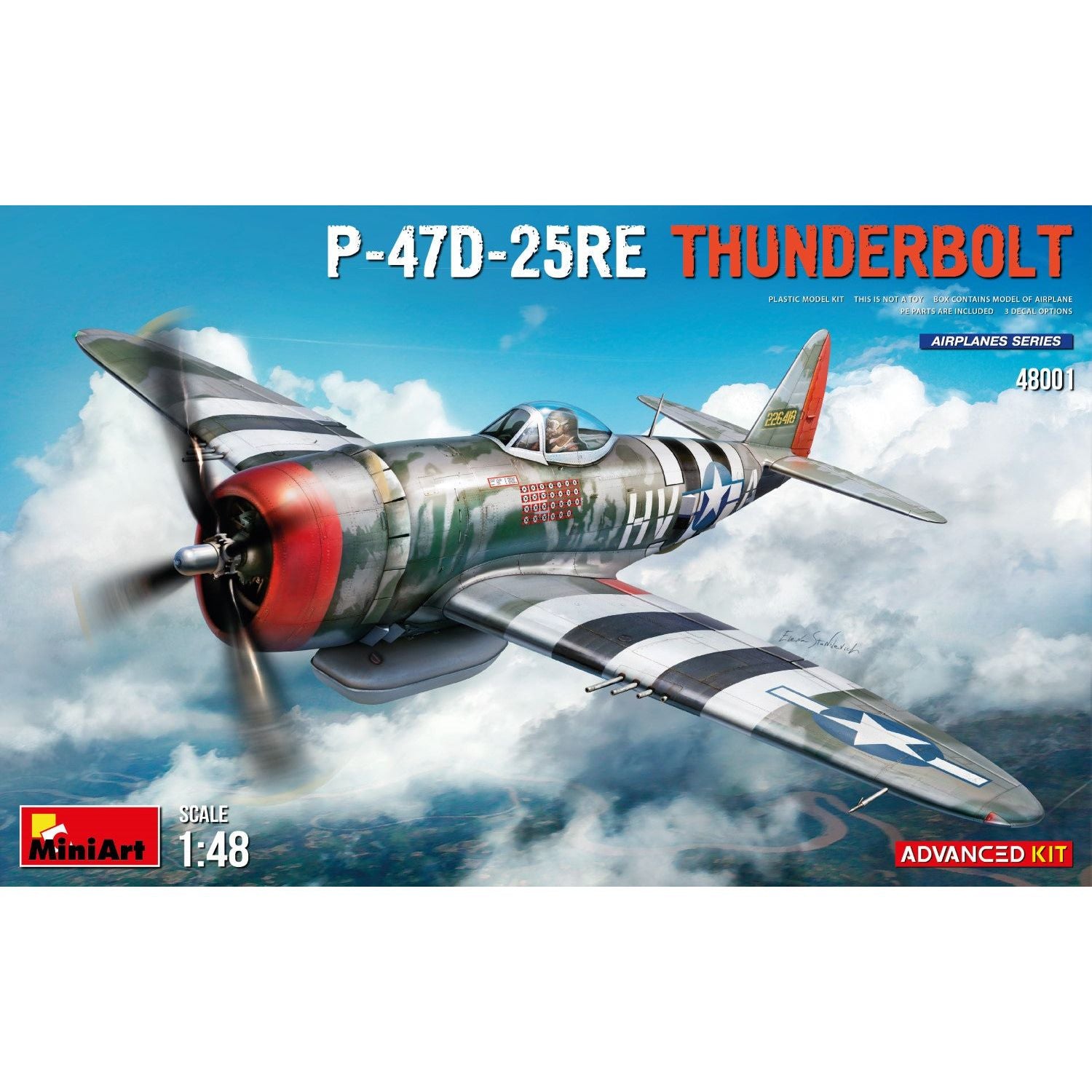 MINIART 1/48 P-47D-25RE Thunderbolt Advanced Kit