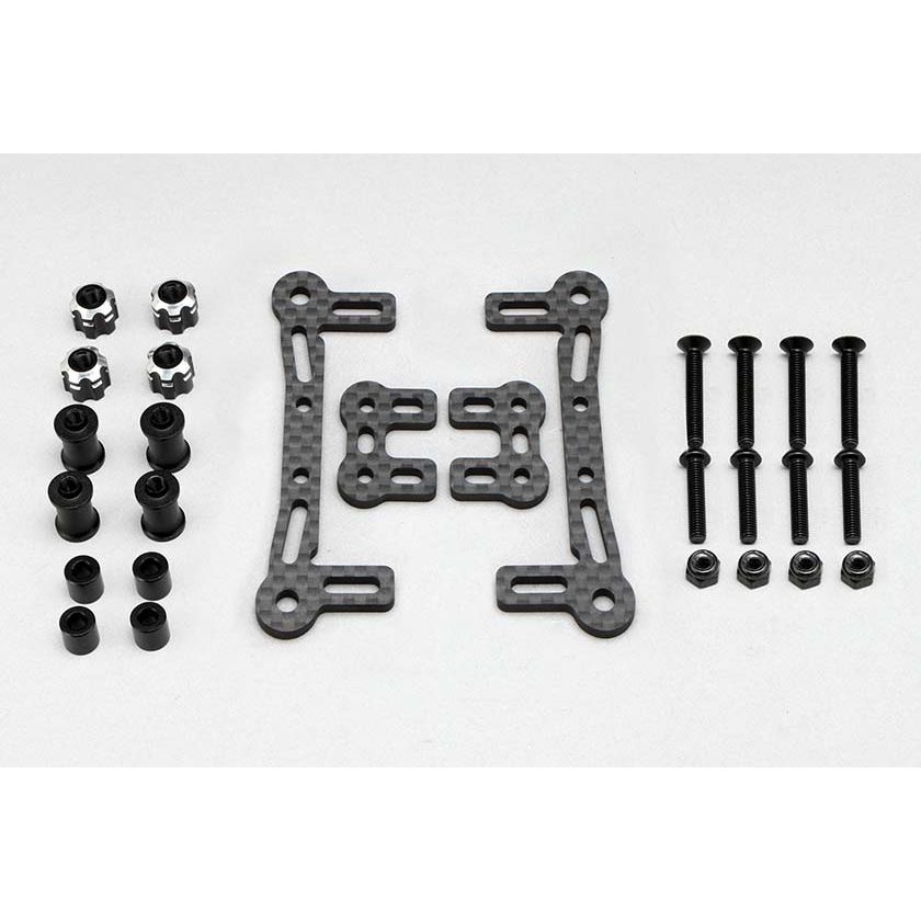YOKOMO Aluminum lightweight front steering block (variable kingpin angle)
