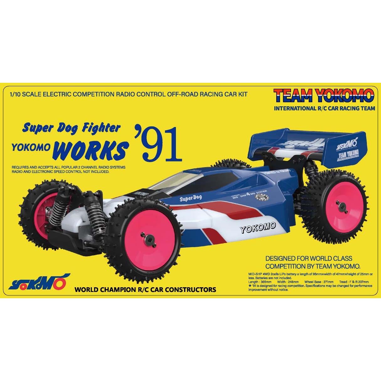 YOKOMO YZ-091 Super Dog Fighter 91' Retro 4wd  Off-Road