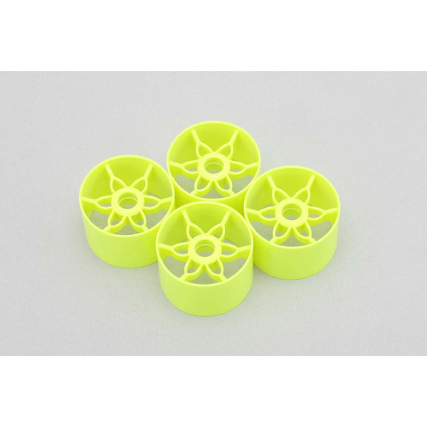 YOKOMO Front Wheels Rims Only x 4 (Yellow) for 1/12th Scale