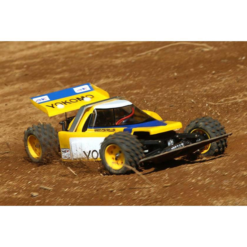 [SUGGESTED IMAGE: A vintage 1980s RC car (like Tamiya Grasshopper or Hornet) displayed next to a modern equivalent, showing the design evolution]