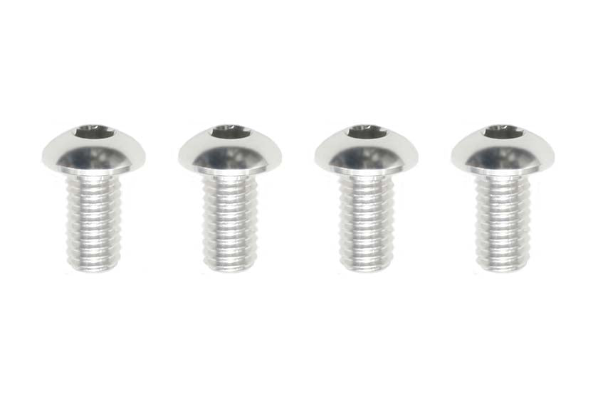 YOKOMO Aluminum M3X6 Button Head Socket Screw 4pcs.