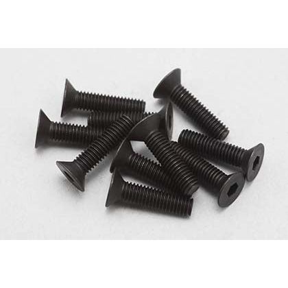 YOKOMO M3x12mm Flathead Socket Screw 10pcs M3X12 Flathead Socket Screw