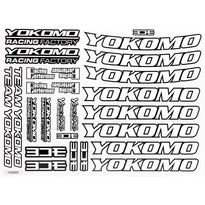 YOKOMO Decal
sheet for Off-road car
