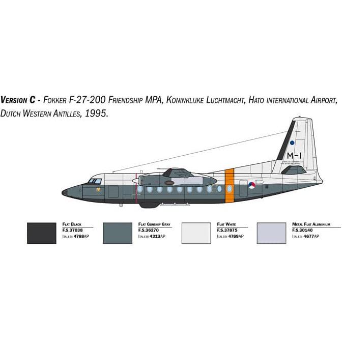 ITALERI 1/72 Fokker F-27 Maritime Patrol