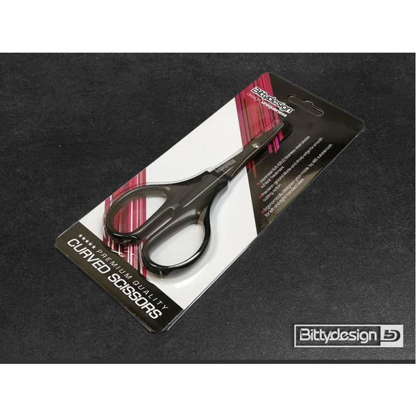 BITTYDESIGN 5.5" Modeling Polycarbonate Cutting Scissors - Curved Tip