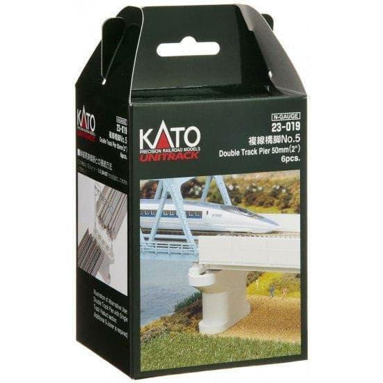 KATO N Unitrack Double Track Pier 50mm (6 Pieces)