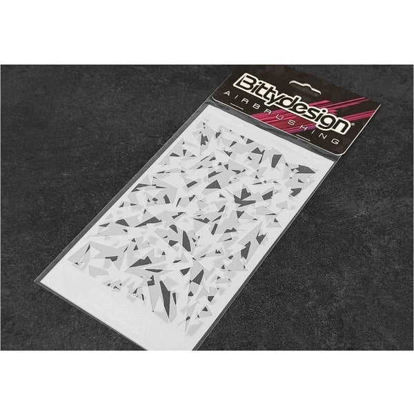 BITTYDESIGN Vinyl Stencil - Camo Artic (A + B)