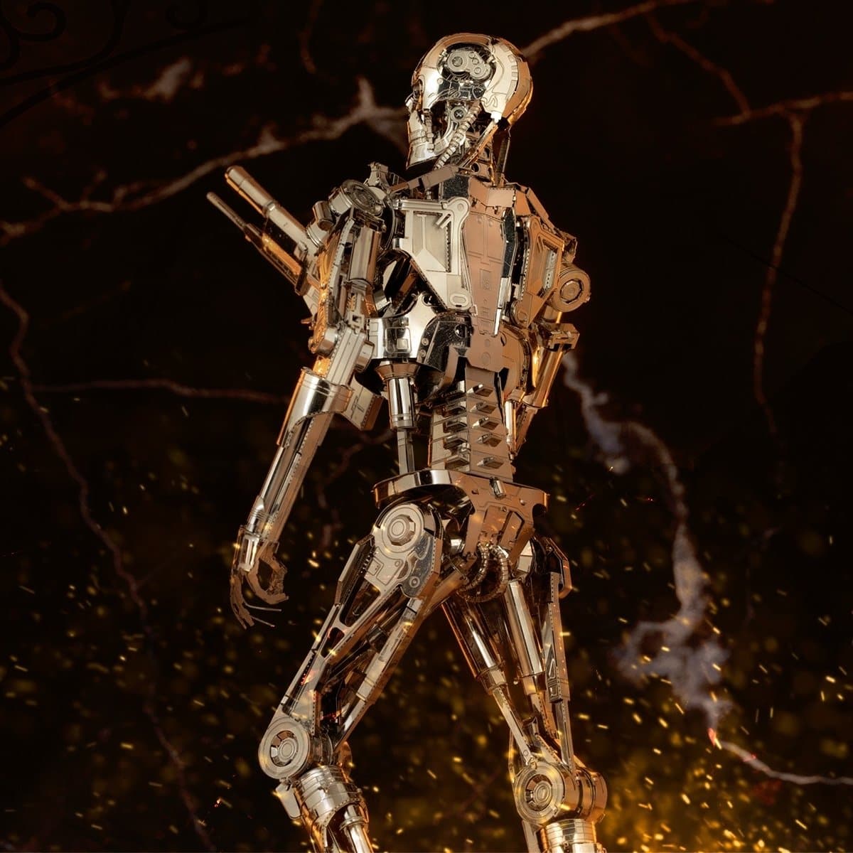 METAL EARTH ICONX Terminator T-800 Endoskeleton