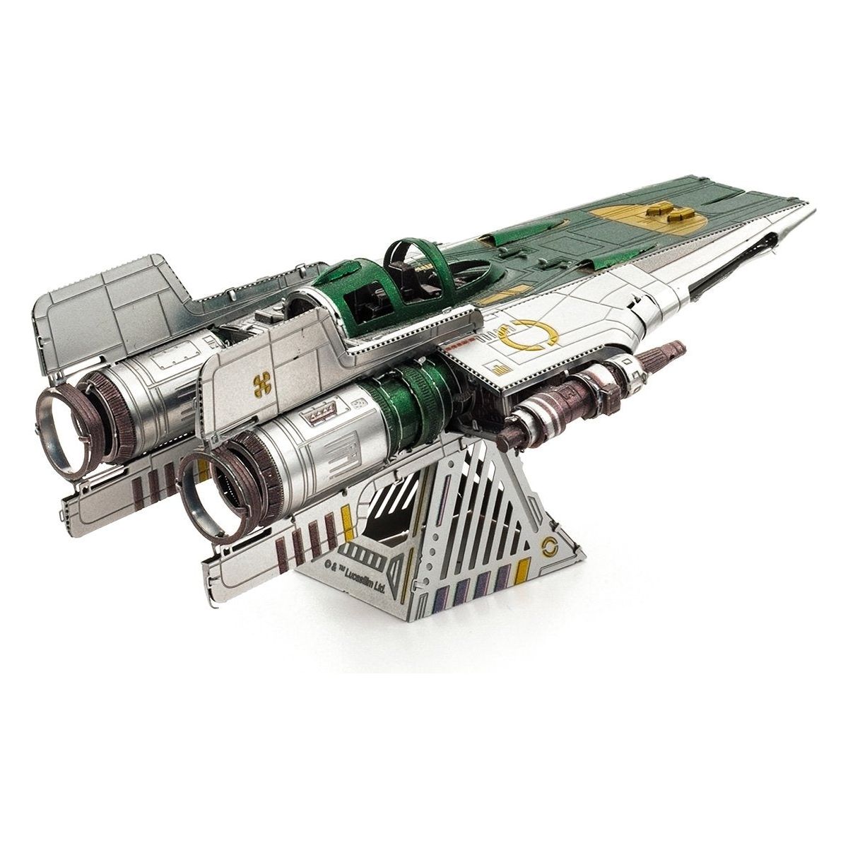 METAL EARTH Star Wars Resistance A-Wing Fighter