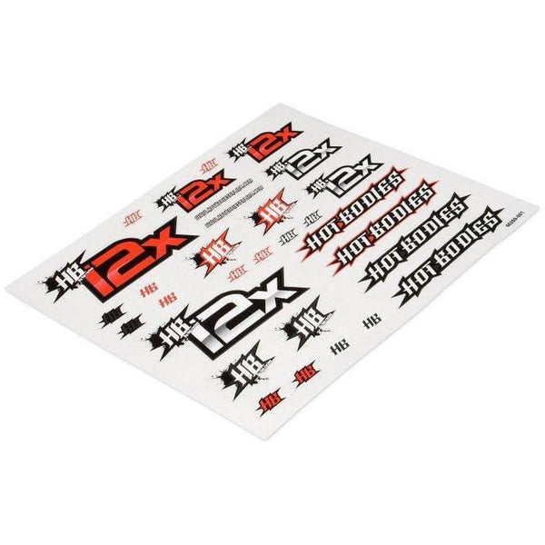 (Clearance Item) HB RACING 12X Logo Decal