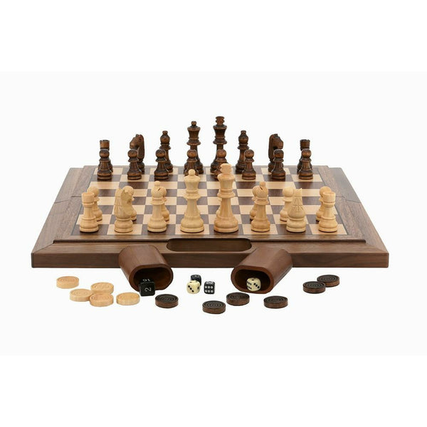 DAL ROSSI Chess / Checkers / Backgammon 16"