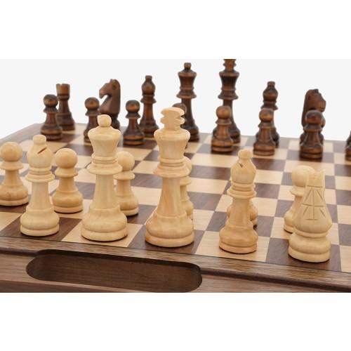 DAL ROSSI Chess / Checkers / Backgammon 16"