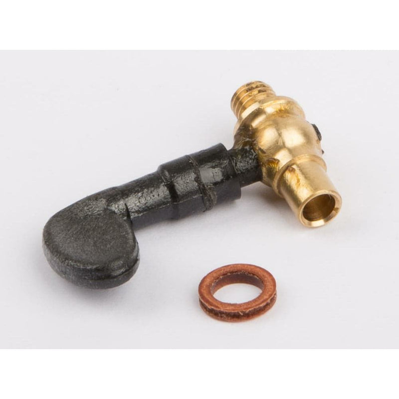 WILESCO Steam Regulator, Brass, with Plastic Handle