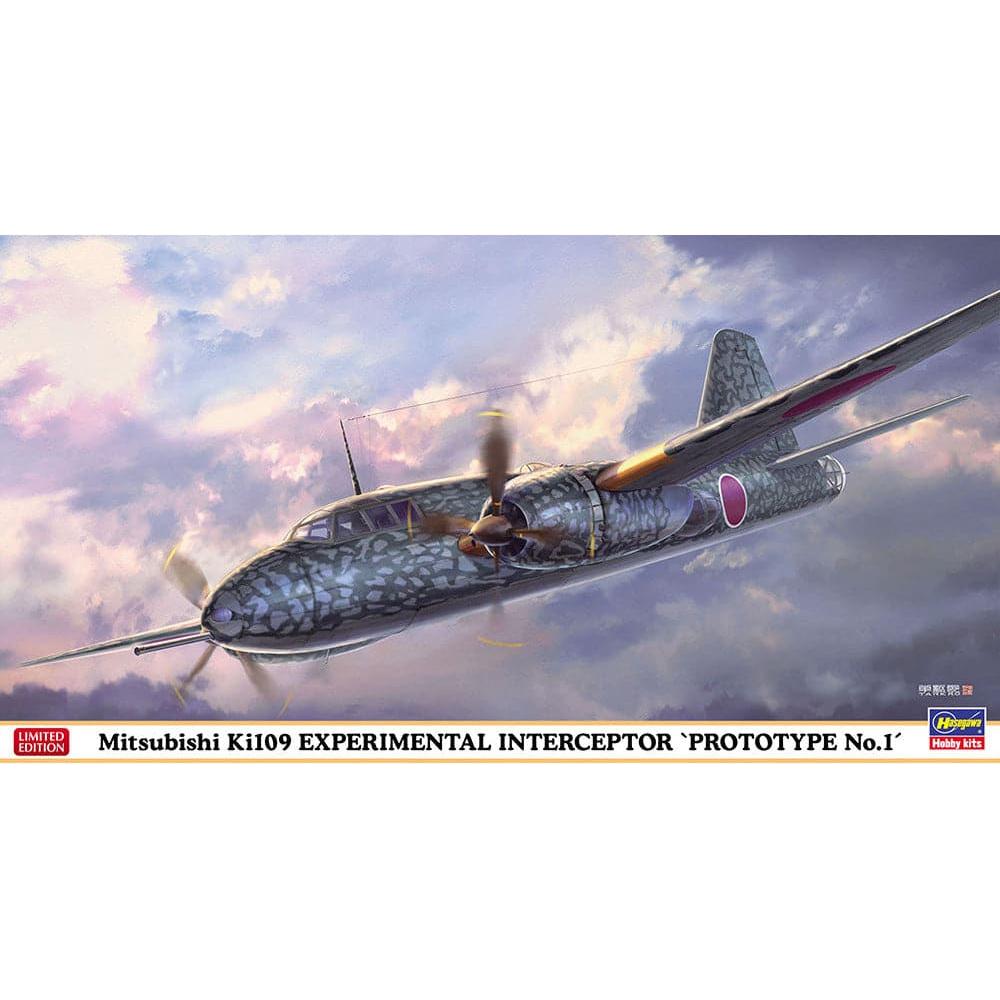 HASEGAWA 1/72 Mitsubishi Ki109 Experimental Intercepter "Prototype No.1"