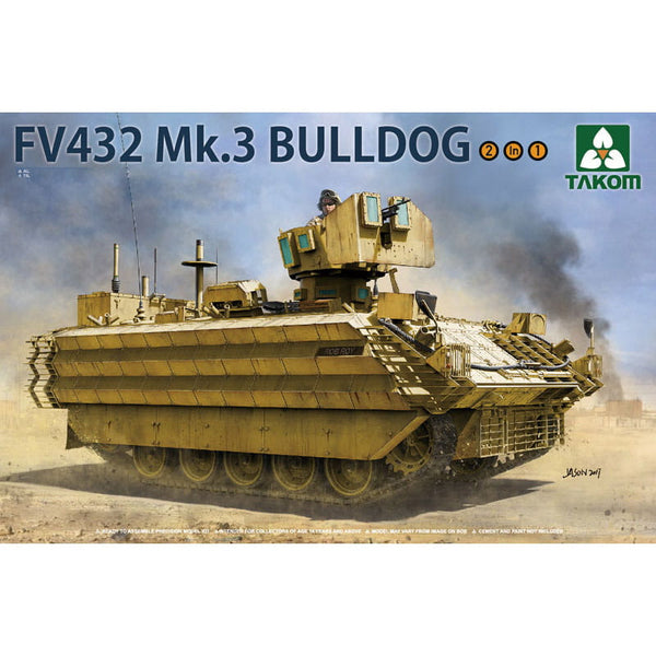 TAKOM 1/35 British APC FV432 Mk.3 Bulldog 2 in 1