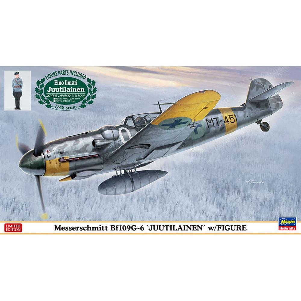 HASEGAWA 1/48 Messerschmitt Bf109G-6 "Juutilainen" with Fig