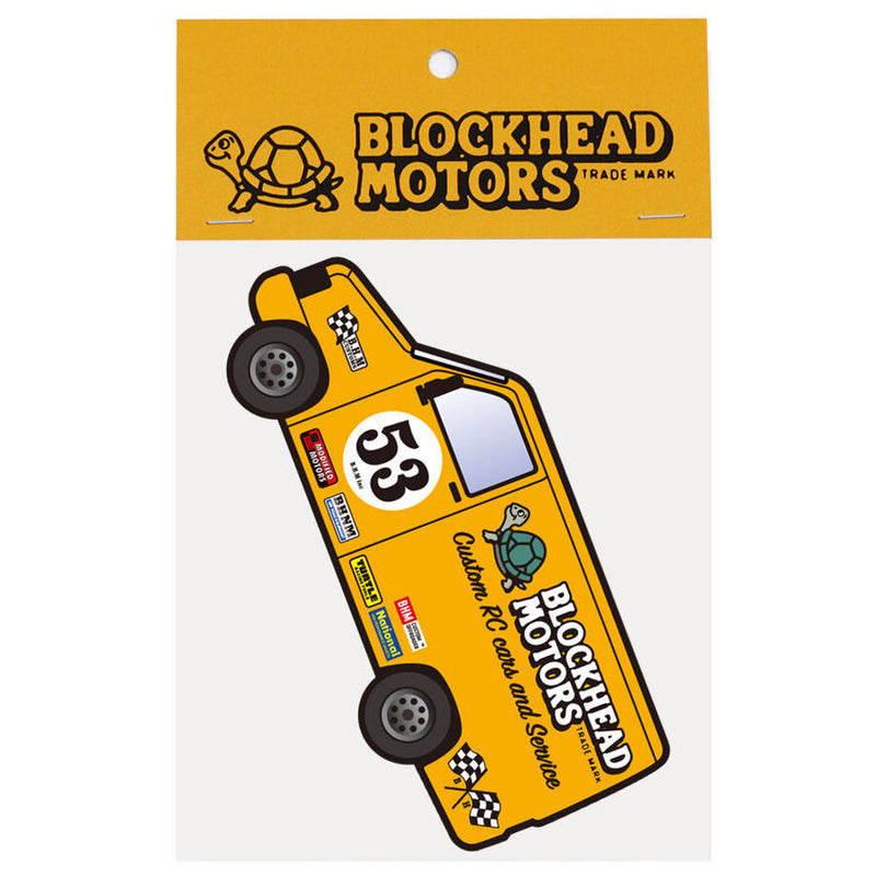 BLOCKHEAD MOTORS Delivery Car Sticker