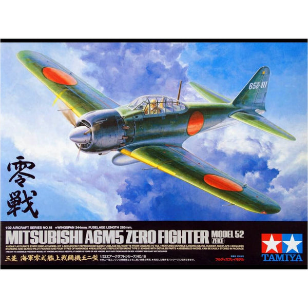 TAMIYA 1/32 Mitsubishi A6M5 Zero Fighter Model 52 Zeke