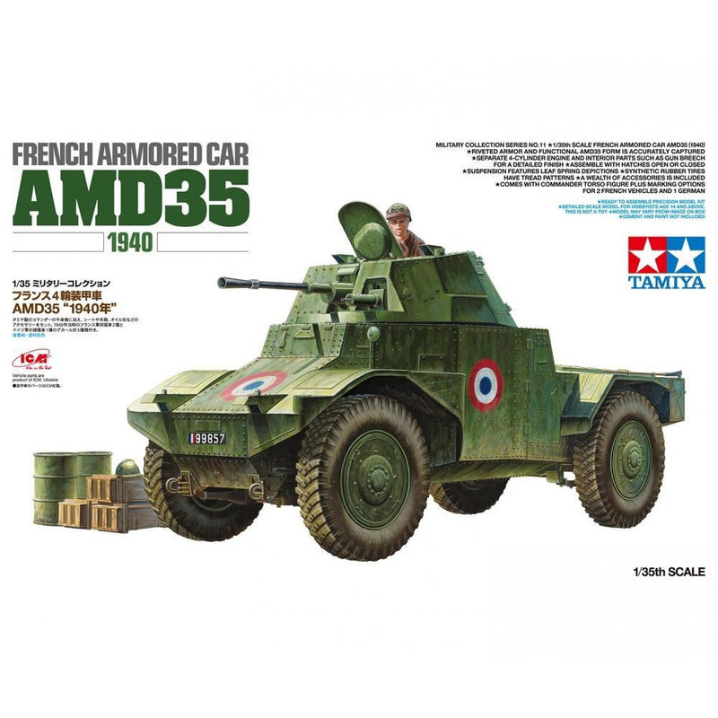 TAMIYA 1/35 French Armored Car AMD35 (1940)